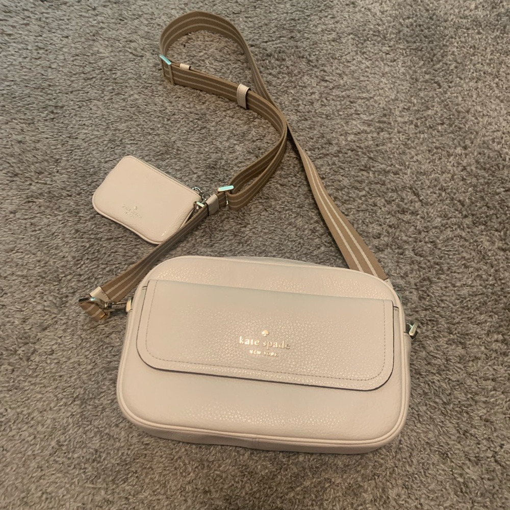 Kate Spade Cream Rosie Camera Crossbody Bag
